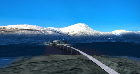Ramfjordsbrua ved Tromsø
